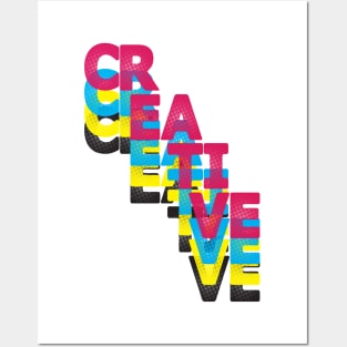 Creative CMYK Posters and Art